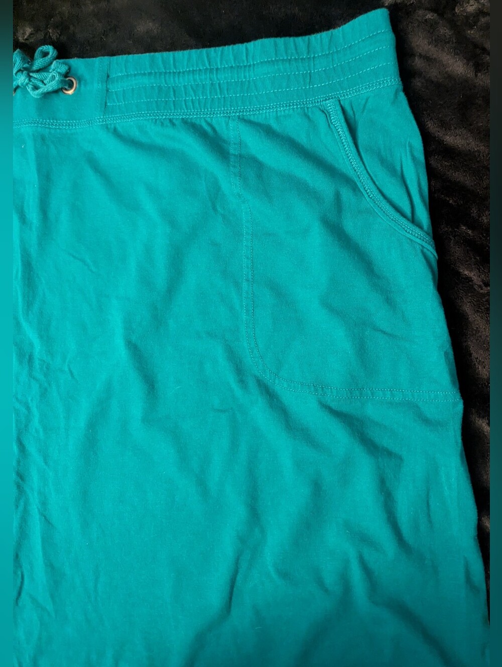 Merona Teal Drawstring Skirt - Women Plus Size 3X - Picture 4 of 6